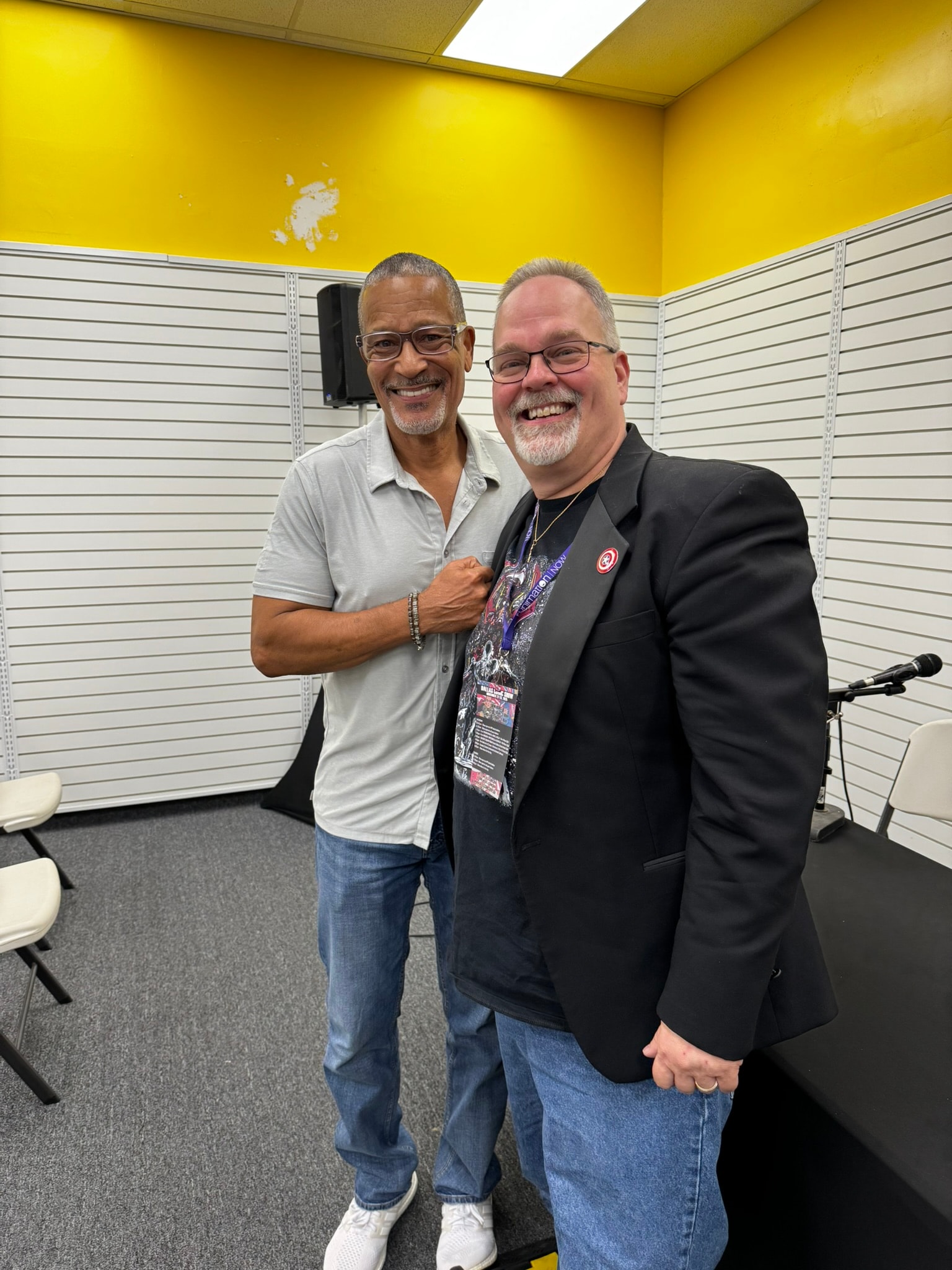 Rob Ervin at a panel event