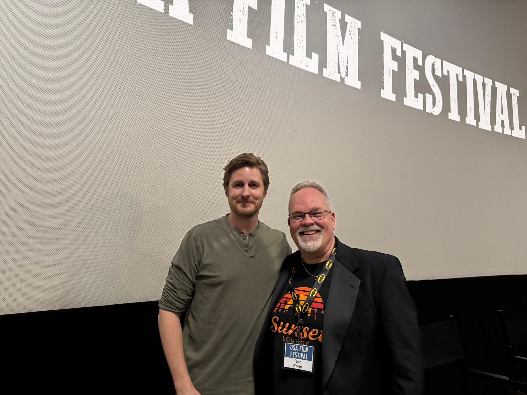 Rob Ervin at a panel event