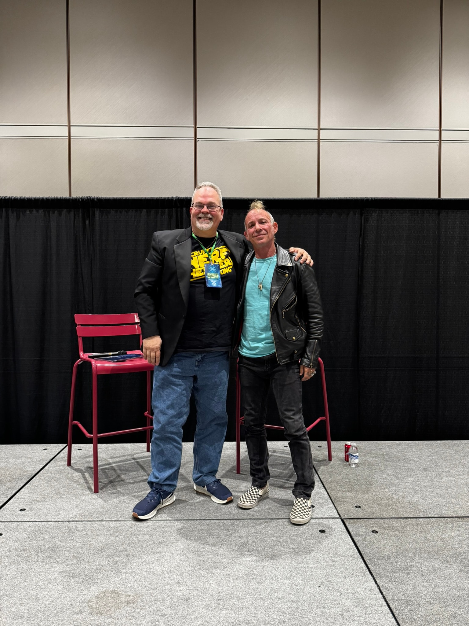 Rob Ervin at a panel event