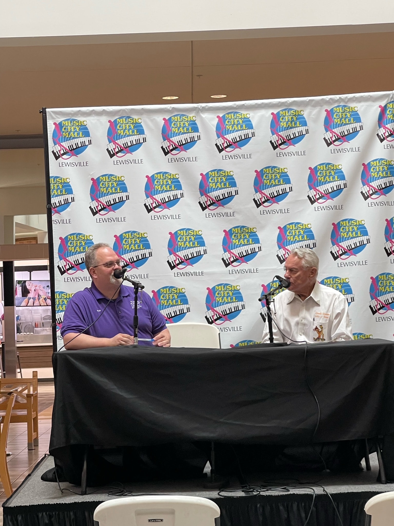 Rob Ervin at a panel event