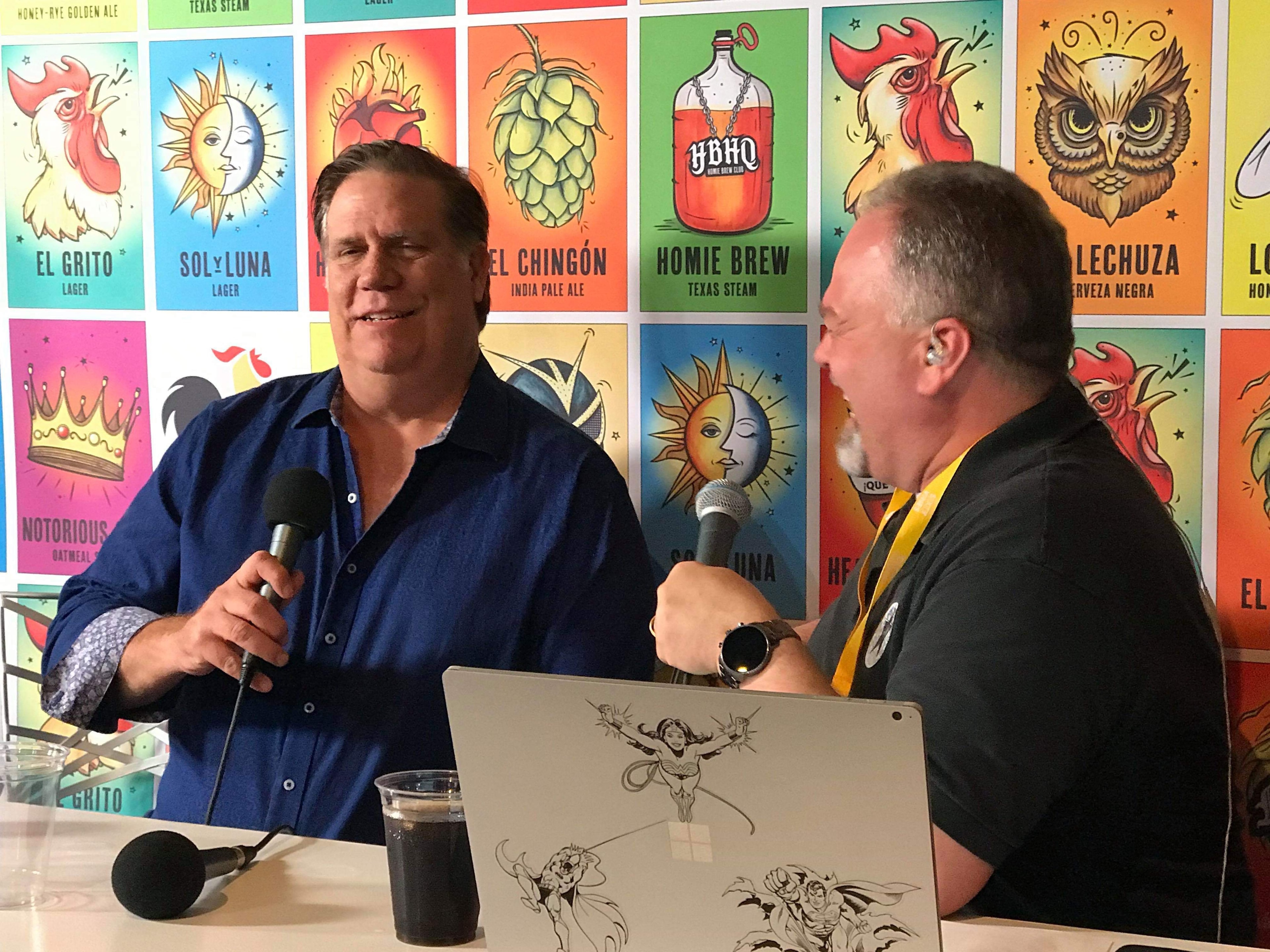 Rob Ervin at a panel event
