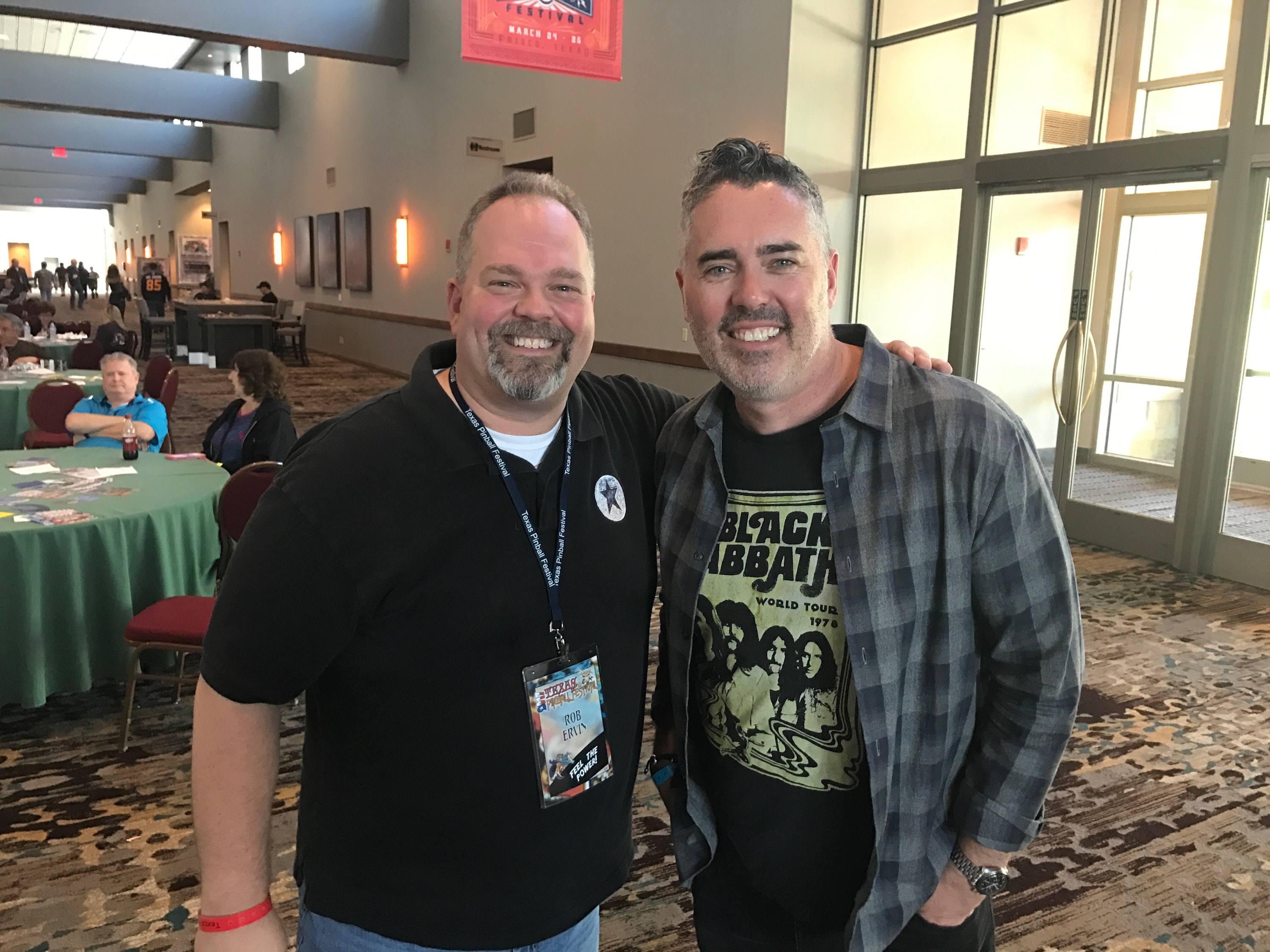 Rob Ervin at a live event