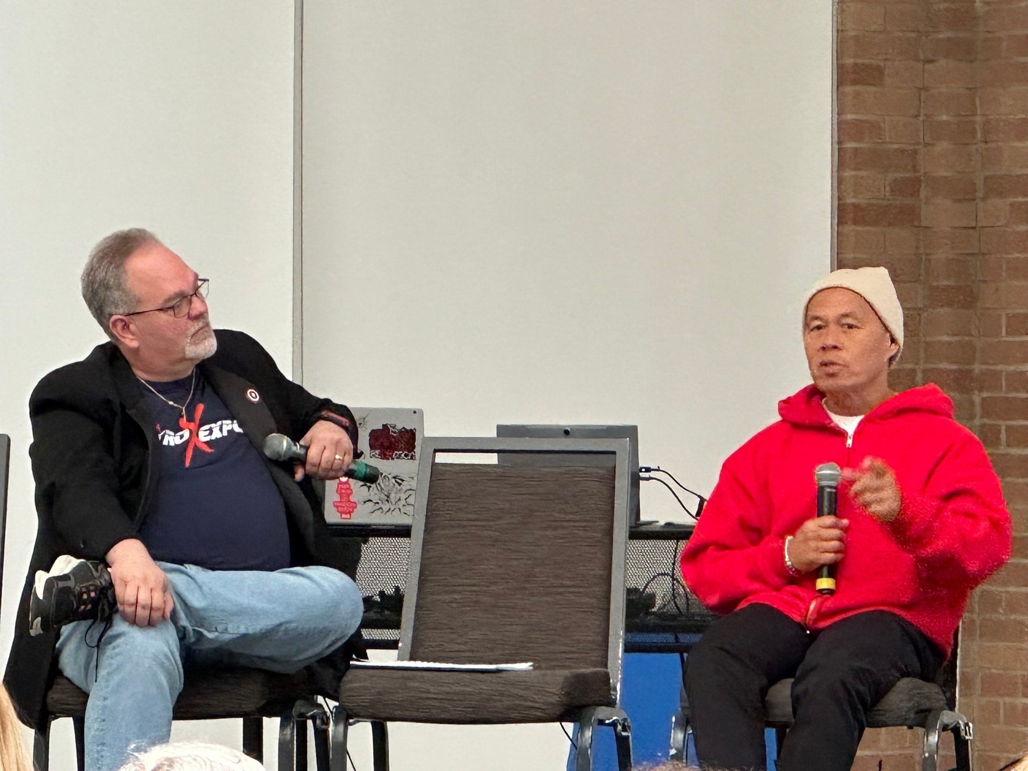 Rob Ervin at a panel event