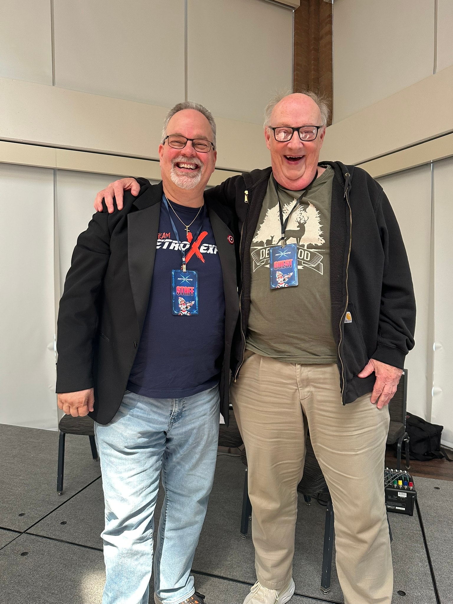 Rob Ervin at a panel event